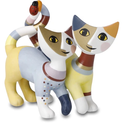 Abbildung von Goebel Sammelfigur Figur Rosina Wachtmeister &quot;Luca e Sofia&quot; (1 St), Katzen Duo