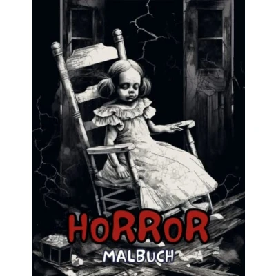 Abbildung von Horror Malbuch für Erwachsene 50 gruselige und detailreiche Designs: Entfesseln Sie Ihre düstere Seite mit diesen schaurigen Malvorlagen Fans