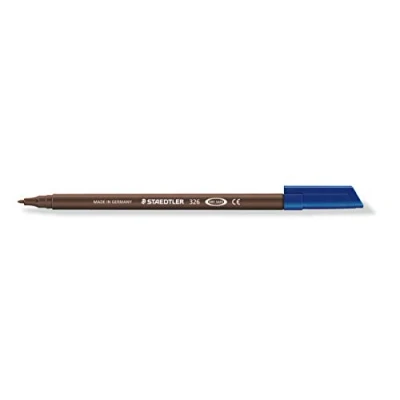 Abbildung von Staedtler 326 76 Fasermaler Noris Club, circa 1.0 mm, auswaschbar, 10 Stück im Kartonetui, van Dyke braun