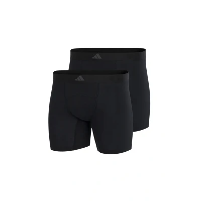 Abbildung von adidas Sportswear 2PACK Ergonomic Active FLEX Boxerbriefs, Herren, Größe: Small, Schwarz