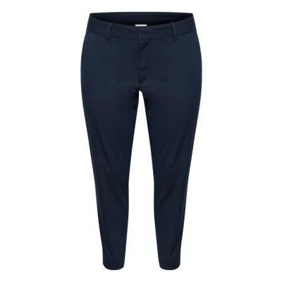 Abbildung von Kaffe Curve Chino, Damen, Größe: 50, Midnight marine