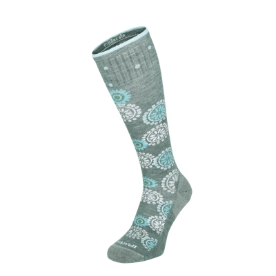 Abbildung von Sockwell Damen Kompressionssocken, Blockdruck, moderat, abgestuft, juniper, Small Medium