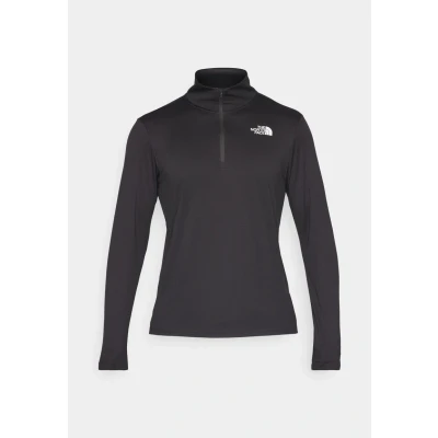 Abbildung von The North Face ¼ ZIP TEE Langarmshirt, Herren, Größe: Small, Black
