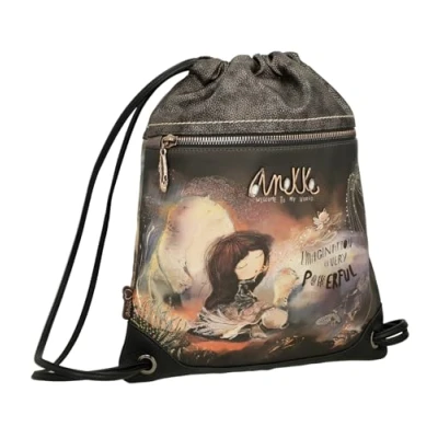 Abbildung von Dreamverse Rucksack, großes Fassungsvermögen, Maße: 32/39/3 cm, Zubehör und Accessoires für Damen, Mehrfarbig
