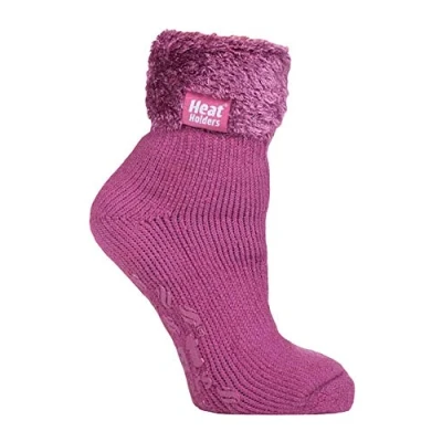 Abbildung von HEAT HOLDERS 1 Paar Bettsocken Damen Stoppersocken ABS Antirutsch Kuschelsocken Socken (HHL04)