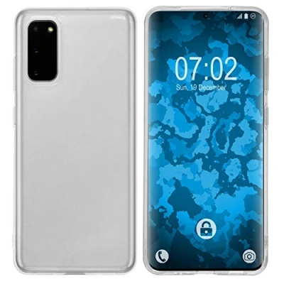 Abbildung von PhoneNatic case kompatibel mit Samsung Galaxy S20 Crystal Clear Silikon Hülle Cover