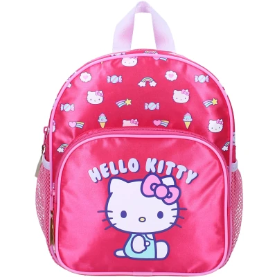 Abbildung von Kidzroom Backpack Hello Kitty Follow THE Rainbow Unisex Tagesrucksack für Kinder, Größe: One Size, Pink