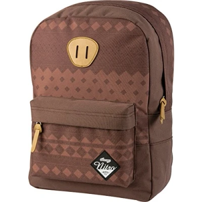 Abbildung von Nitro Urban Classic, Old School Daypack mit gepolstertem Laptopfach, urbaner Streetpack, Alltagsrucksack, Schulrucksack, Schoolbag, Northern Patch, 20 L