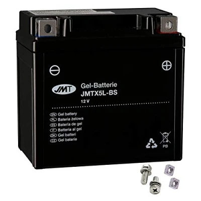 Abbildung von YTX5L BS JMT Gel Batterie für Freeride 350 4T Baujahr 2012 2017