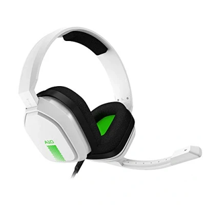 Abbildung von ASTRO Gaming A10 Headset mit Kabel, Leicht &amp; Robust, Audio, Dolby ATMOS, 3,5mm Anschluss, Xbox Series XS, One, PS5, PS4, Nintendo Switch, PC, Mac, Smartphone Weiß/Grün