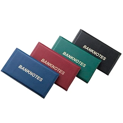 Abbildung von MC.Sammler Sammleretui Banknotenalbum Taschenalbum für 20 Banknoten, grün