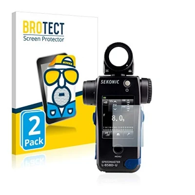 Abbildung von BROTECT Entspiegelungs Schutzfolie für Sekonic L858D (2 Stück) Matte Displayschutz Folie, Anti Reflex, Fingerprint