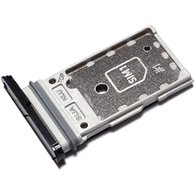 Abbildung von Simkartenhalter passend für Samsung Galaxy S22, S22+ (SM S901B/DS, SM S906B/DS), Serviceware, Schwarz