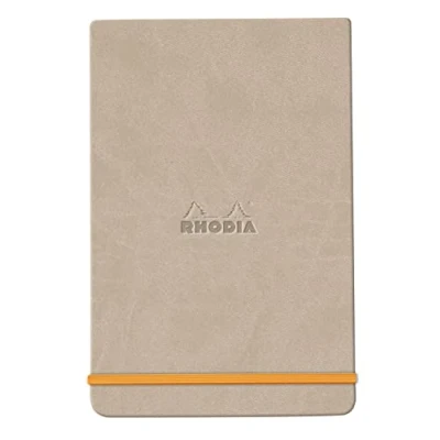 Abbildung von Rhodia 194348C Notizbuch Webnotepad 9x14 cm, 96 Blatt abtrennbar liniert 90 g, 1 Stück, Beige