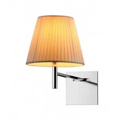 Abbildung von FLOS KTribe W Wandleuchte mit Stoffschirm beige