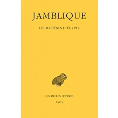 Abbildung von Jamblique, Les Mysteres d&#039;Egypte (Collection Des Universites De France, Band 174)