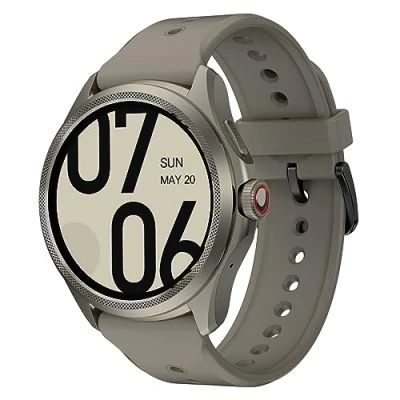 Abbildung von Ticwatch Pro 5 Android Smartwatch für Männer Snapdragon W5+ Gen 1 Wear OS Bis zu 80 Stunden Akkulaufzeit Gesundheit Fitness Tracking 5ATM Wasserbeständigkeit Kompass Nicht mit dem iPhone kompatibel