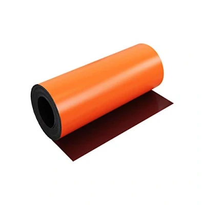 Abbildung von Magflex® Flexible Matt Orange Magnetic Sheet zum Erstellen von Magnetbildern, Kunstwerken, Schildern Oder Displays 300mm Breit 1M Länge