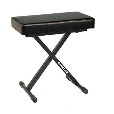 Abbildung von Quik Lok BX/718Deluxe Klavierbank mit Extra Dickem Sitzkissen (30 x 60 cm)