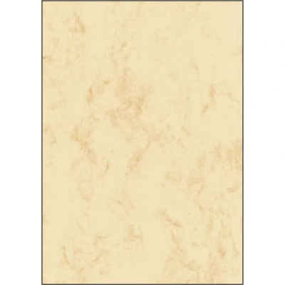 Abbildung von sigel Briefpapier Marmor beige DIN A4 200 g/qm 50 Blatt
