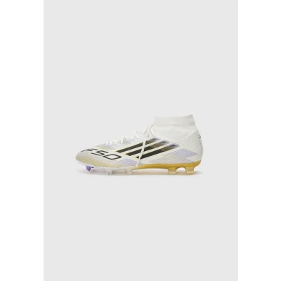 Abbildung von adidas Performance F50 League FG/MG Fußballschuhe Naturrasen White/core black/goldcoloured, Herren, Größe: 44, black/gold/coloured Schuhe