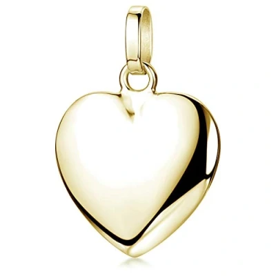 Abbildung von Materia Herzanhänger Damen Gold Liebe Herz KA 272, Sterlingsilber, vergoldet