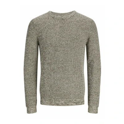 Abbildung von Jack &amp; Jones MIT Rundhals Strickpullover, Herren, Größe: XL, Moonbeam