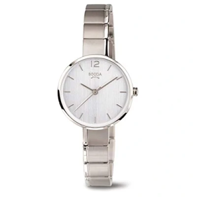 Abbildung von Boccia Damen Analog Quarz Uhr mit Titan Armband 3308 01