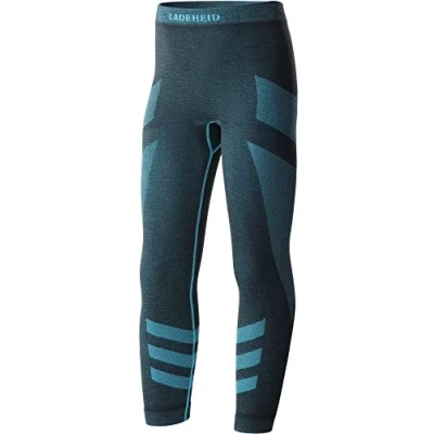 Abbildung von Ladeheid Unterhose lang für Kinder, Größe: 146/152, Black, turquoise