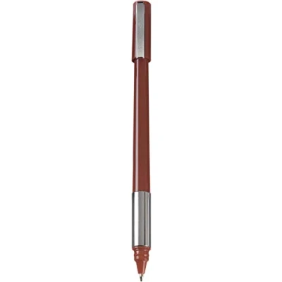 Abbildung von Pentel BK708 Kugelschreiber, Line Stil, breite Spitze, 1 mm, Rot, 12 Stück