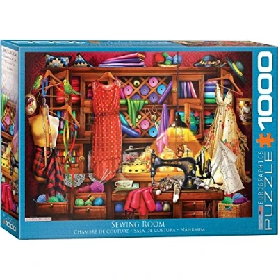 Abbildung von empireposter Das wunderbare Nähzimmer 1000 Teile Puzzle im Format 68x48 cm