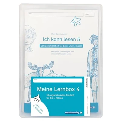 Abbildung von Meine Lernbox 4 Deutsch Fit für das 4. Schuljahr: Übungsmaterialien Klasse zu Hause und im Unterricht