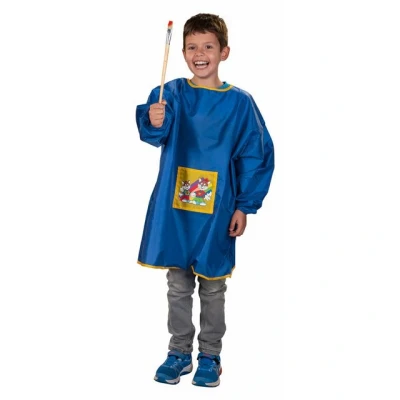 Abbildung von Besttoy Malschürze Mal und Bastelkittel für Kinder blau verschiedene Grö