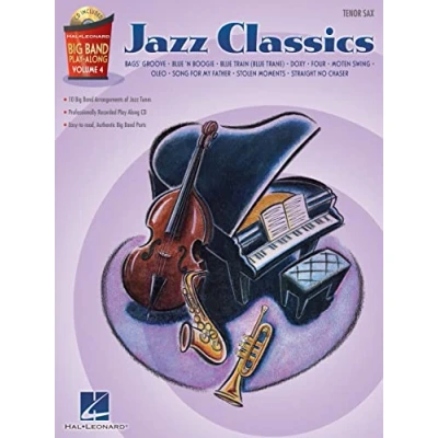 Abbildung von Big Band Play Along Volume 4 Jazz Classics For Tenor Saxophone : Noten, CD, Sammelband für Saxophon (Hal Leonard Along)