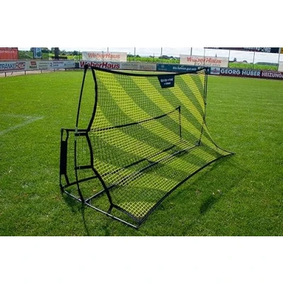 Abbildung von Rebounder Fußball 2 in 1 und Solo Trainer Kick Back PRO Perfekte Trainingshilfen für den Garten Kinder Jugendliche (Rebounder 1), Schwarz