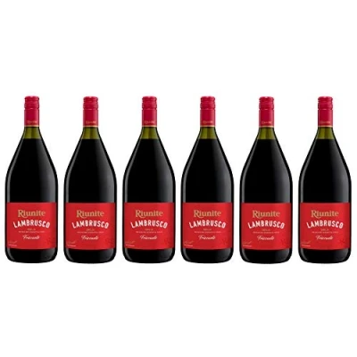 Abbildung von 6x 1,5l Cantina Riunite Lambrusco Rosso MAGNUM Emilia I.G.P. Romagna Italien roter Perlwein süß