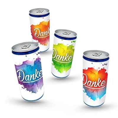 Abbildung von 12 x City Secco 10% Vol. &quot;DANKE Farbklecks&quot; EINWEGPFAND
