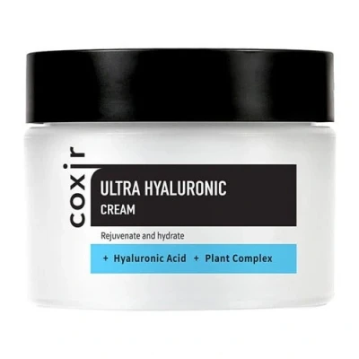 Abbildung von COXIR Ultra Hyaluron Creme (50 ml / 1,69 fl.oz.) Hyaluronsäure Feuchtigkeitsspendende Tages und Nachtcreme empfohlen für trockene dehydrierte Haut