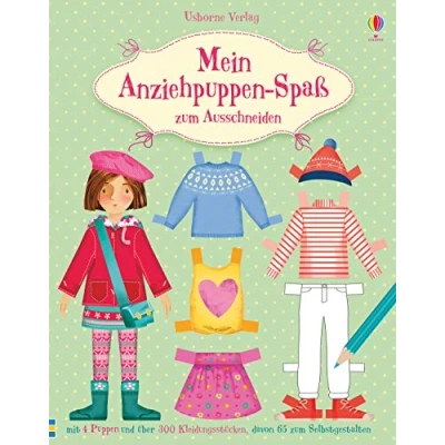 Abbildung von Mein Anziehpuppen Spaß zum Ausschneiden: mit 4 Puppen und über 300 Kleidungsstücken, davon 65 Selbstgestalten