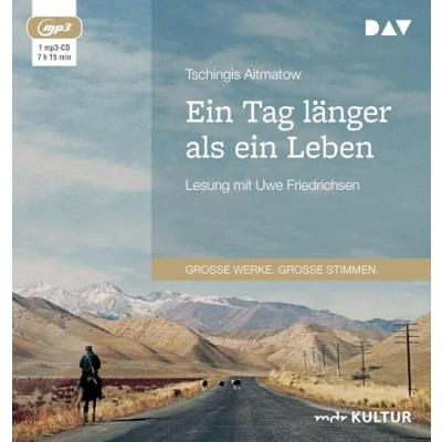 Abbildung von ein Tag länger als Leben: Lesung mit Uwe Friedrichsen (1 mp3 CD)