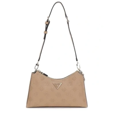 Abbildung von Guess Cresidia Shoulder BAG Handtasche, Damen, Größe: One Size, Beige