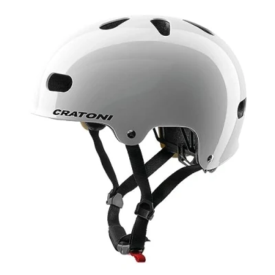 Abbildung von Cratoni Unisex Jugend C Mate Helmet, Weiß Glänzend, S