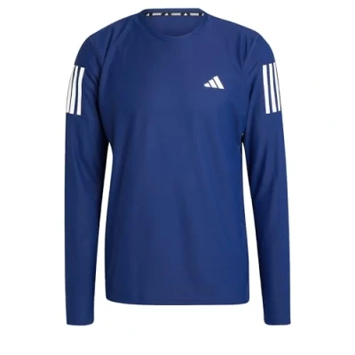 Abbildung von adidas Own The Run Longsleeve, Herren Langarm T Shirt, Dark Blue, IM5412