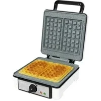 Abbildung von Cecotec Waffeleisen Fun Gofrestone .RockStone Antihaftbeschichtung, einstellbarer Thermostat, großformatige Waffeln, 1200 W.
