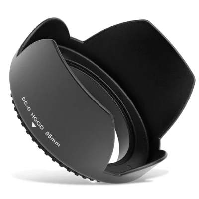 Abbildung von CELLONIC® Gegenlichtblende kompatibel mit Ø 95mm Filtergewinde Objektiv Sonnenblende Kamera Streulichtblende Lens Hood