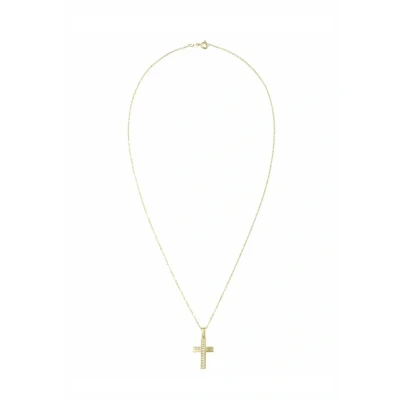 Abbildung von amor Cross Halskette goldcoloured, Damen, Größe: 45, Gold/coloured