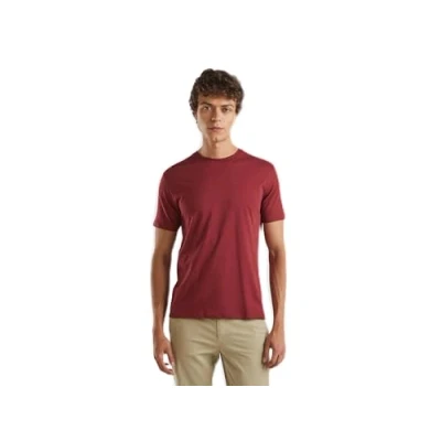 Abbildung von United Colors of Benetton Herren 3u53j1f15 T Shirt, rot, Small