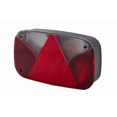 Abbildung von HELLA 2VP 998 232 261 Heckleuchte rechts weiß/rot schwarz für Anhänger, mit Glühlampen