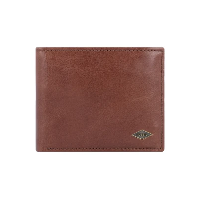 Abbildung von Fossil RYAN RFID Geldbörse, Herren, Größe: One Size, Dark brown