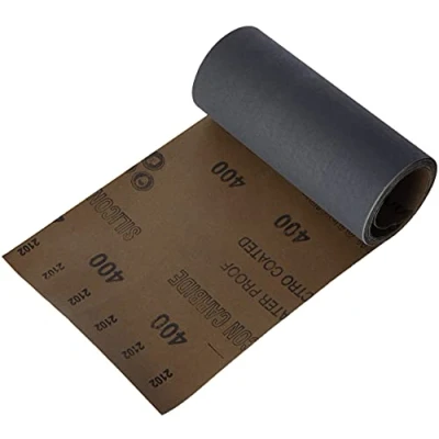 Abbildung von wolfcraft Schleifpapierrolle 3mx115 mm 5816000 Körnung 400 für Metall, Lack, Kunststoff Nass und Trockenschleifen Schwing &amp; Handschleifer